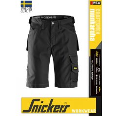   Snickers CRAFTSMEN BLACK technikai rip-stop szakadásálló rövidnadrág - munkaruha