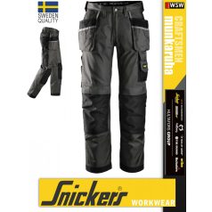   Snickers CRAFTSMEN MUTEDBLACK technikai kopásbiztos lengőzsebes deréknadrág - munkaruha