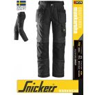 Snickers CRAFTSMEN BLACK rip-stop technikai hasadásbiztos deréknadrág - munkaruha