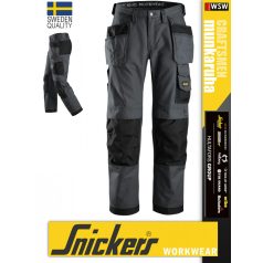   Snickers CRAFTSMEN STEELGREY canvas+ technikai pamutgazdag deréknadrág - munkaruha