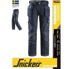   Snickers CRAFTSMEN NAVY canvas+ technikai pamutgazdag deréknadrág - munkaruha