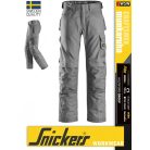 Snickers CRAFTSMEN GREY canvas+ technikai pamutgazdag deréknadrág - munkaruha