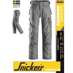   Snickers CRAFTSMEN GREY canvas+ technikai pamutgazdag deréknadrág - munkaruha