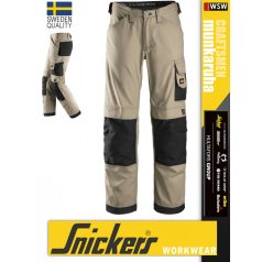   Snickers CRAFTSMEN KHAKI canvas+ technikai pamutgazdag deréknadrág - munkaruha