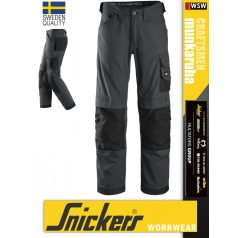   Snickers CRAFTSMEN STEELGREY canvas+ technikai pamutgazdag deréknadrág - munkaruha