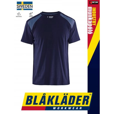 Blåkläder INDUSTRY NAVY-GREY technikai pamut munkapóló - Blakleder munkaruha