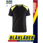 Blåkläder INDUSTRY BLACK-YELLOW technikai pamut munkapóló - Blakleder munkaruha
