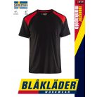 Blåkläder INDUSTRY BLACK-RED technikai pamut munkapóló - Blakleder munkaruha