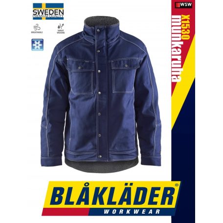 Blåkläder CRAFTSMEN X1500 NAVYBLUE bélelt pamut technikai munkakabát - Blakleder munkaruha