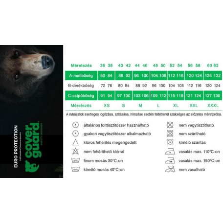 Coverguard NAVY II kantárosnadrág - munkaruha