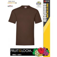  Fruit of the Loom VALUEWEIGHT CHOCOLATE pamut férfi póló - 165g/m2