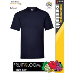   Fruit of the Loom VALUEWEIGHT DEEPNAVY pamut férfi póló - 165g/m2