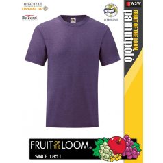   Fruit of the Loom VALUEWEIGHT HEATHERPURPLE pamut férfi póló - 165g/m2