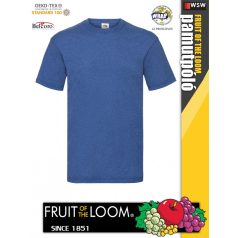   Fruit of the Loom VALUEWEIGHT HEATHERROYAL pamut férfi póló - 165g/m2