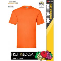   Fruit of the Loom VALUEWEIGHT ORANGE pamut férfi póló - 165g/m2