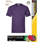 Fruit of the Loom VALUEWEIGHT PURPLE pamut férfi póló - 165g/m2