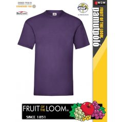   Fruit of the Loom VALUEWEIGHT PURPLE pamut férfi póló - 165g/m2