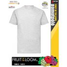 Fruit of the Loom SUPER PREMIUM ASH pamut férfi póló - 205g/m2