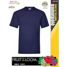 Fruit of the Loom SUPER PREMIUM NAVY pamut férfi póló - 205g/m2