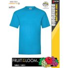 Fruit of the Loom ORIGINAL AZUREBLUE pamut férfi póló - 145g/m2