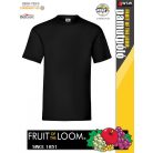 Fruit of the Loom ORIGINAL BLACK pamut férfi póló - 145g/m2