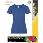 Fruit of the Loom VALUEWEIGHT HEATHERROYAL női póló - 165g/m2