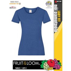   Fruit of the Loom VALUEWEIGHT HEATHERROYAL női póló - 165g/m2