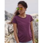 Fruit of the Loom VALUEWEIGHT KELLYGREEN női pamut póló - 165g/m2