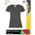 Fruit of the Loom VALUEWEIGHT LIGHTGRAPHITE női pamut póló - 165g/m2