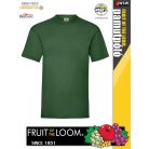 Fruit of the Loom ICONIC 195 BOTTLEGREEN finompamut férfi póló - 195g/m2