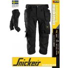 Snickers ALLROUNDWORK BLACK strech slim fit prémium rövidnadrág - munkaruha