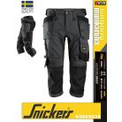 Snickers ALLROUNDWORK STEELGREY strech slim fit prémium rövidnadrág - munkaruha