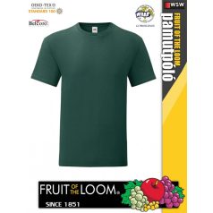   Fruit of the Loom ICONIC 150 FORESTGREEN finompamut férfi póló - 150g/m2