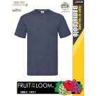 Fruit of the Loom ICONIC 150 HEATHERNAVY finompamut férfi póló - 150g/m2