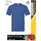 Fruit of the Loom ICONIC 150 HEATHERROYAL finompamut férfi póló - 150g/m2