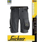 Snickers ALLROUNDWORK STEELGREY strech slim fit prémium rövidnadrág - munkaruha