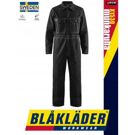 Blåkläder CRAFTSMEN X1500 BLACK pamut technikai overál - Blakleder munkaruha