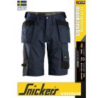 Snickers ALLROUNDWORK NAVY technikai kopásbiztos lengőzsebes strech rövidnadrág - munkaruha