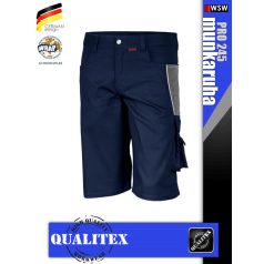   Qualitex PRO 245 NAVYGREY prémium technikai rövidnadrág - munkaruha