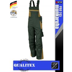   Qualitex PRO 245 GREENBEIGE prémium technikai kantáros nadrág - munkaruha
