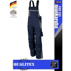   Qualitex PRO 245 NAVYGREY prémium technikai kantáros nadrág - munkaruha