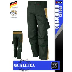 Qualitex PRO 245 BLACKGREY prémium technikai deréknadrág - munkaruha