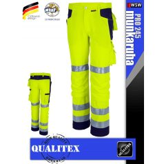   Qualitex PRO 245 HVYELLOW prémium technikai deréknadrág - munkaruha