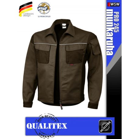Qualitex PRO 245 prémium technikai kabát - munkaruha