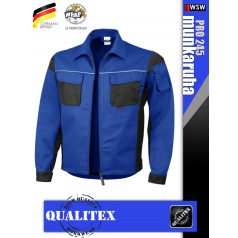   Qualitex PRO 245 ROYALBLACK prémium technikai kabát - munkaruha