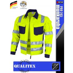   Qualitex PRO 245 HVYELLOW prémium technikai kabát - munkaruha