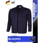 Qualitex BASIC 240 NAVY 100% pamut munkakabát - munkaruha