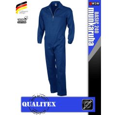   Qualitex BASIC 240 ROYAL 100% pamut kezeslábas overál - munkaruha