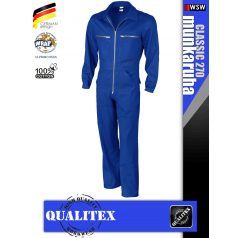   Qualitex CLASSIC 270 ROYAL pamut kezeslábas overál - munkaruha