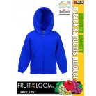 Fruit of the Loom HOODED JACKET gyerek pulóver